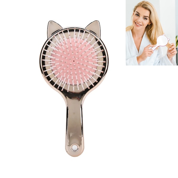 Luftkudde Utredningskam Hårborste för Skalpmassage - Rosa - 1 styck