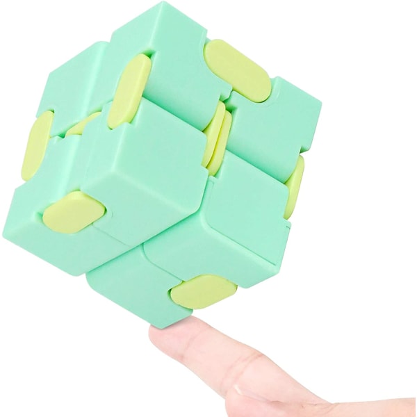 Infinity Cube Fidget Toy Stress Relieving Fidgeting Game (Macaro