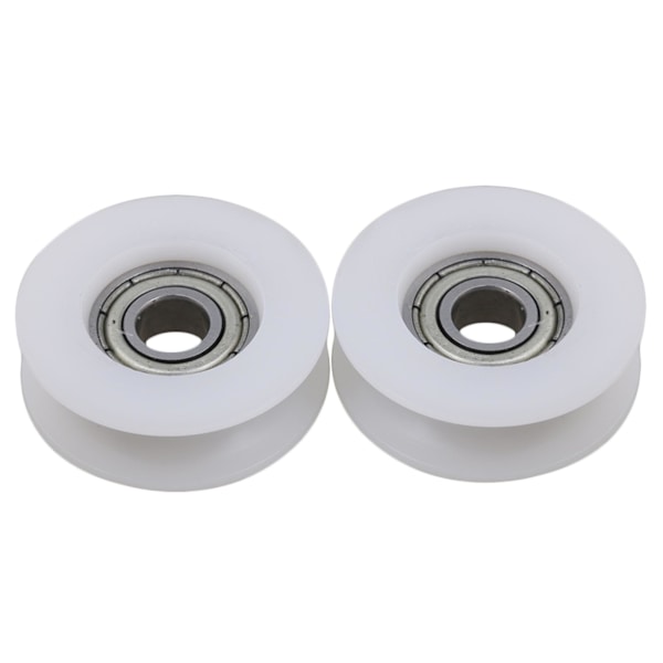 8 st dörrfönsterstyrning remskiva kullager U-form 6x32x9,5mm