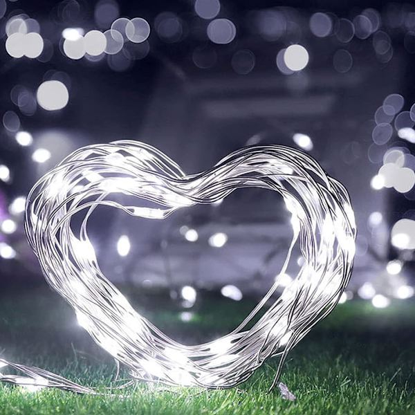 LED-ljusslinga 2M/20 LED-lampor batteridriven ljusslinga