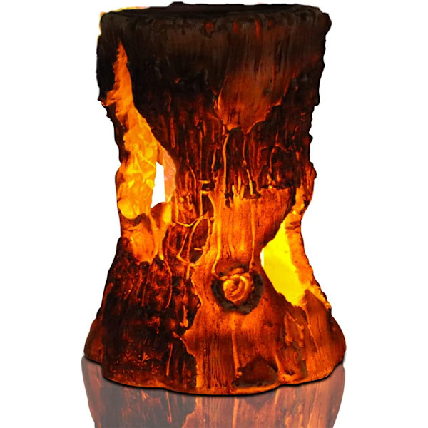 Solcellelykter utendørs lys - Stump On Fire Torch Light, Solar P