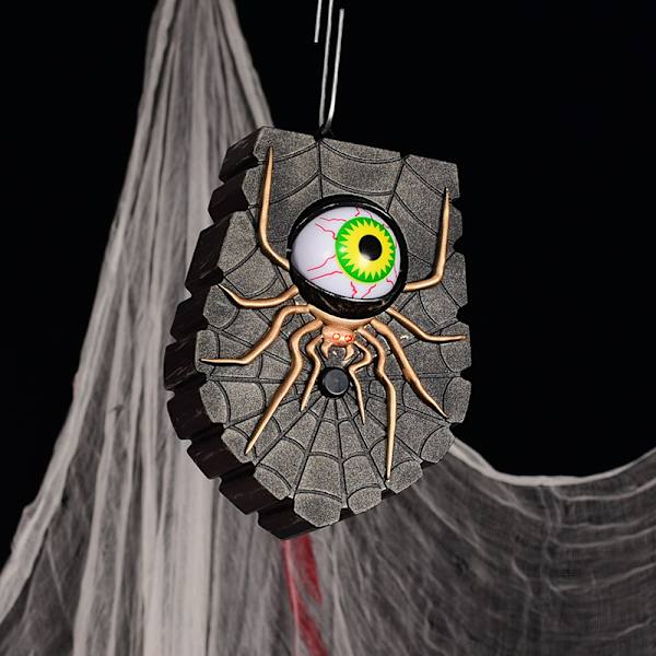 1 Styk Halloween Ny Spindedørklokke Glødende Lyd Gyserlyd