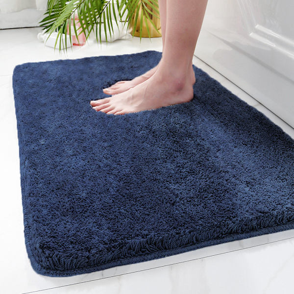 Navy Blå Badematte - 40x60cm - for å lage et badematte sett - Sklifri