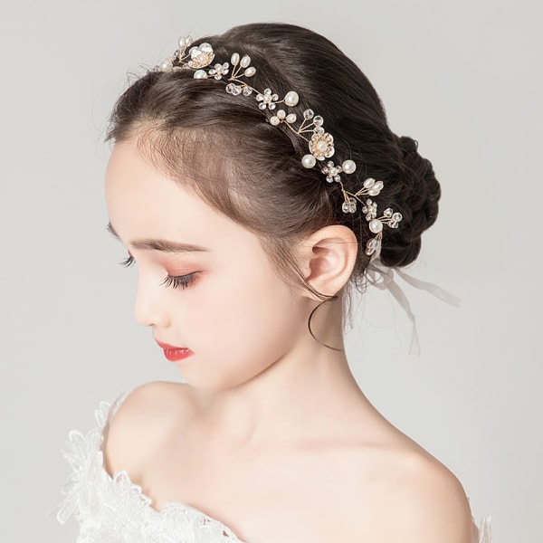 Hair band with flowers, for wedding, birthday, photography