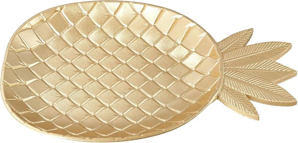 Godisskål, smyckesbricka, förvaringsbricka för vardagsrum och sovrum (Ananas)