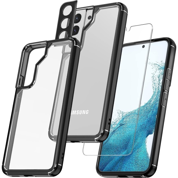 5 i 1 stöttålig designad för Samsung Galaxy S22 Plus Case 5G 6