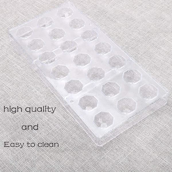 Transparent Chokoladeform, Klar Plastik Slikform, Til