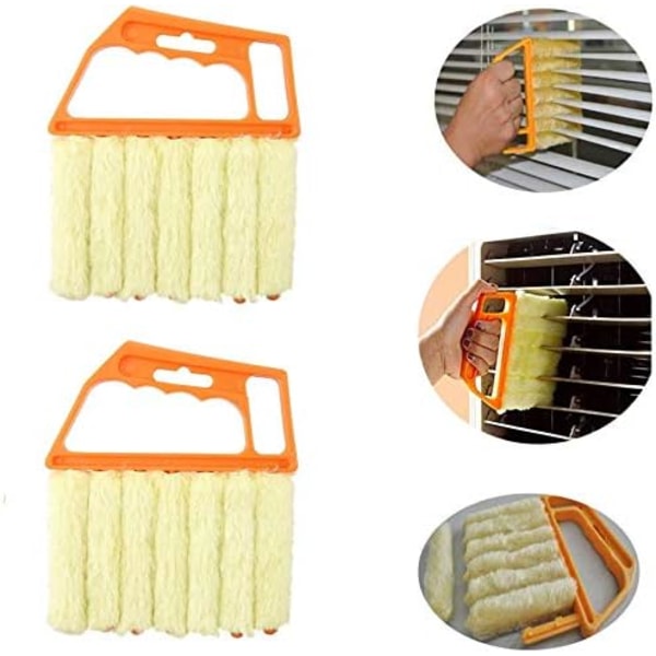 2pcs Venetian Blind Cleaning Brushes, Venetian Blind Dusters, Pla