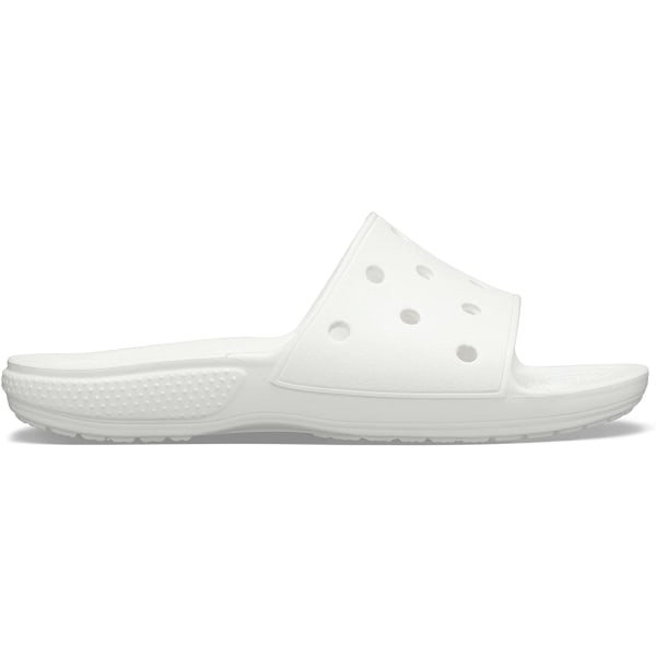 Klassisk Slip-On Open Toe Sandal Hybrid Hvit (Én Del)