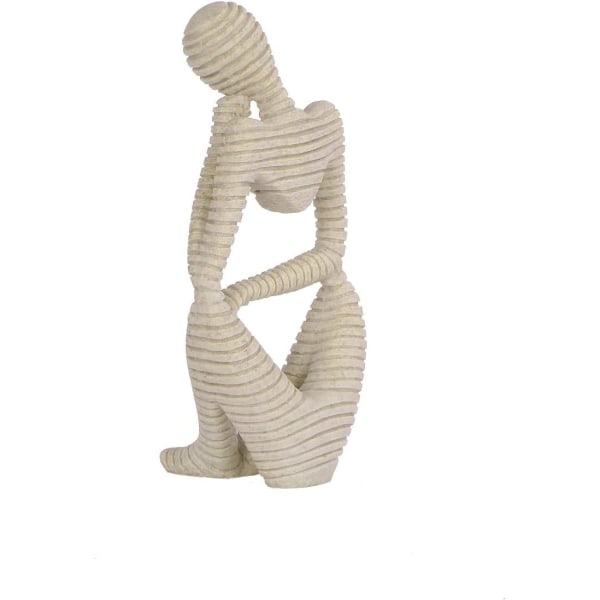 Resin Sandstone Thinker Statue Abstrakt Skulptur til Hotel Home