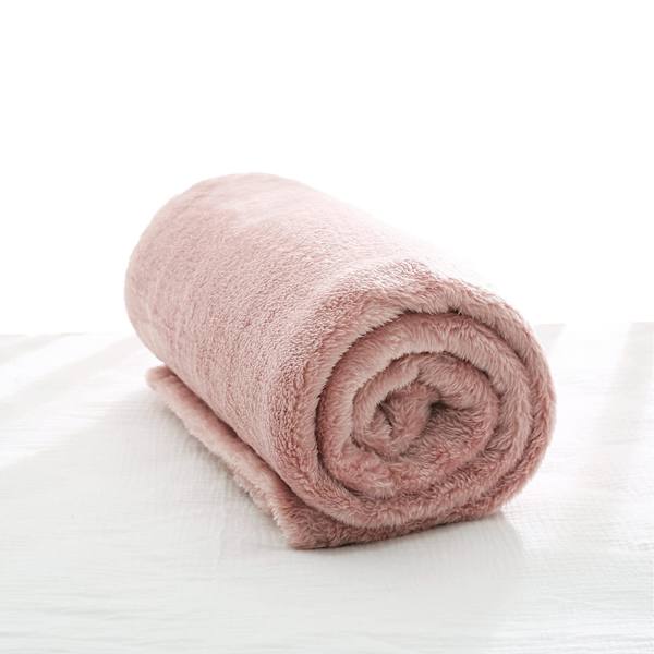 Mjuk plysch filt i king size för säng eller soffa - mikrofiberplysch för vuxna