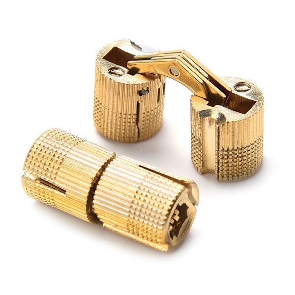 4-osainen 12MM piilotettu huonekalujen sarana messinki piilotettu sarana, ba