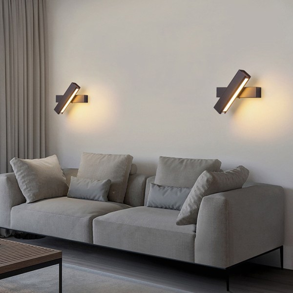 8W LED-vegglampe Hvit lampe Creative Design Innendørs Light Fixtu 90fb |  Fyndiq
