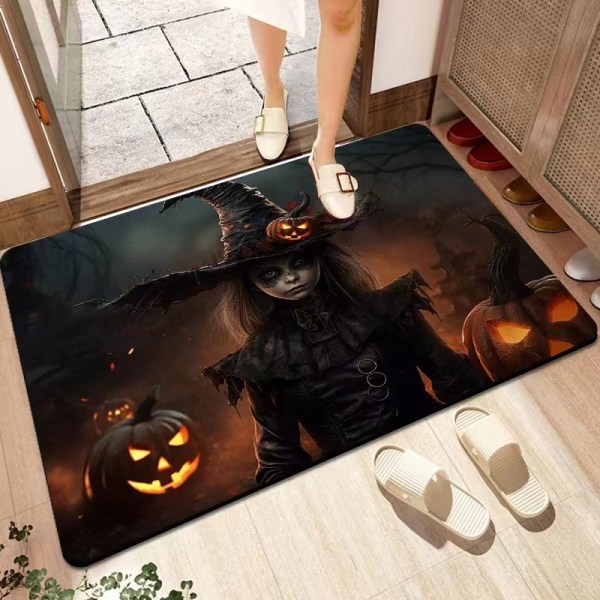 60x40cm cm Halloween-ovimaatto sisä- ja ulkokäyttöön, hauska tervetuloa-matto-7