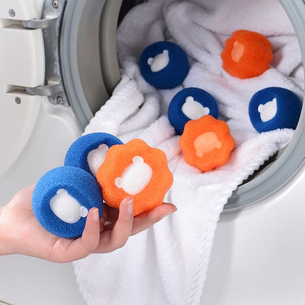 4 STK Hårfjerner Boldvaskemaskine Paw Washer Genanvendelig Pet H