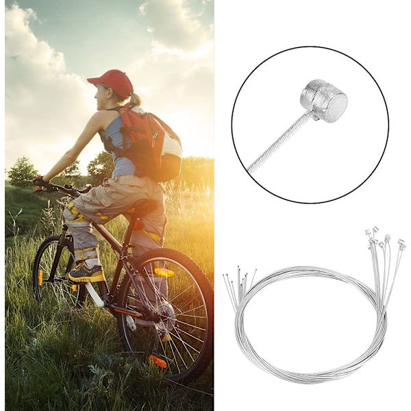 10 st Cykelbromsvajer Växelvajer Cykelbromsvajer Reparation Sp