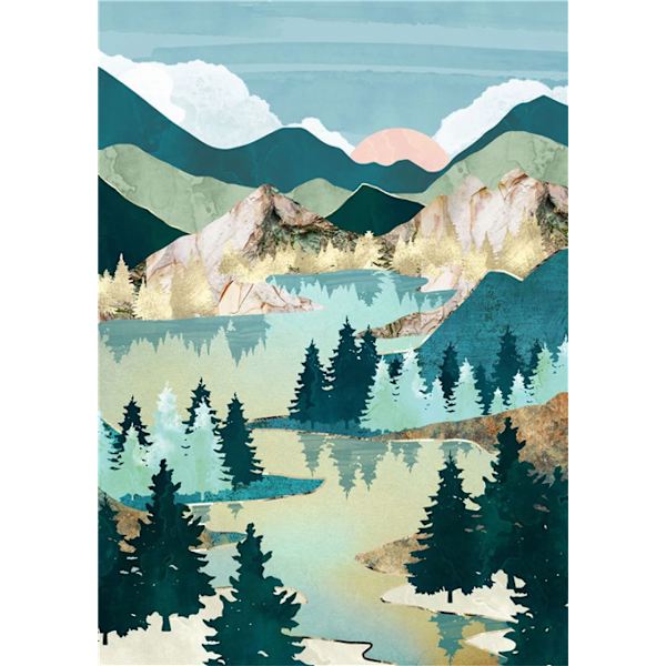 30x40cm 5D DIY timanttimaalaus täydellinen, abstrakti maalaussarja#N,D