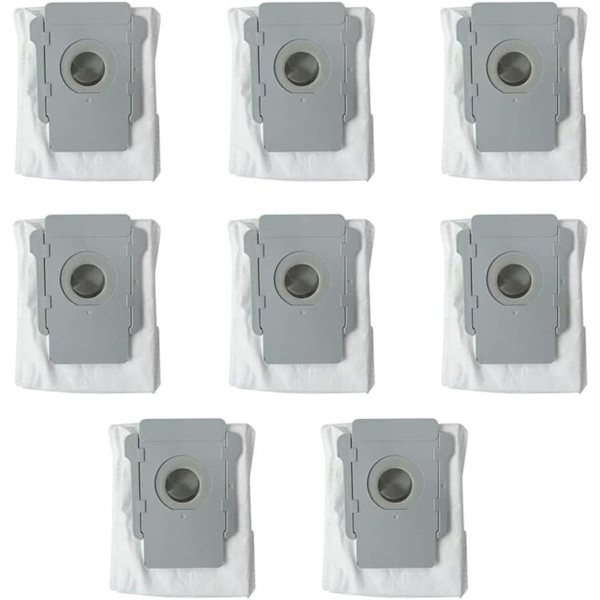 8-pack dammsugarpåsar till iRobot Roomba i7 i7+/i7Plus E5 E6