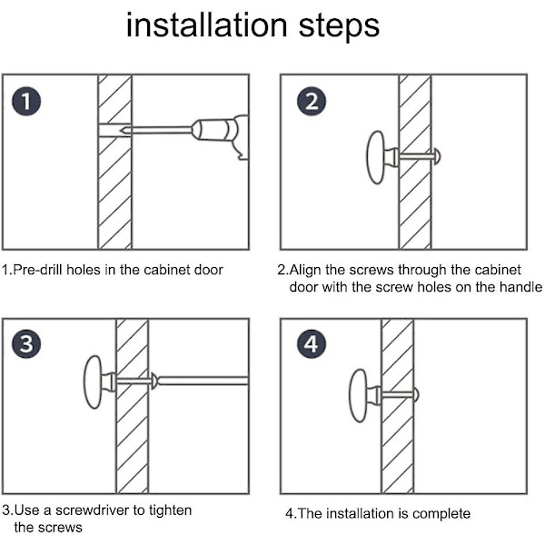 10 stk skap knotter, skuff knotter, matt sink legering håndtak,