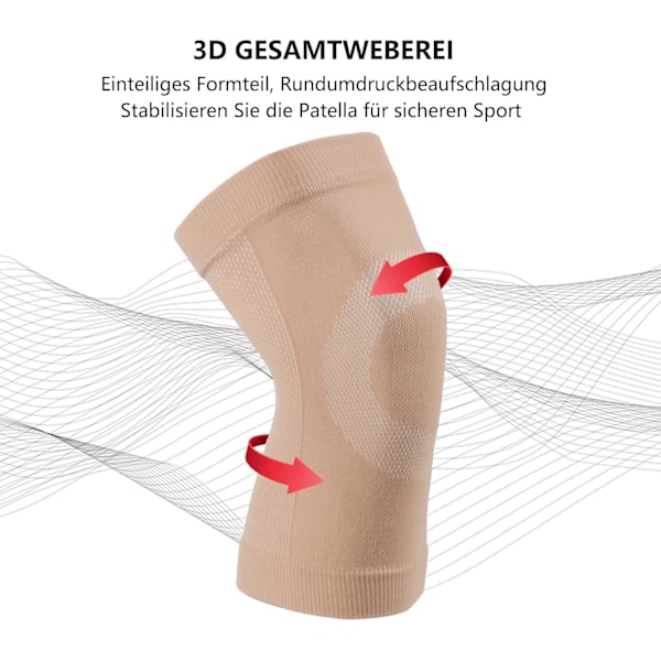 L-Sport Knäskydd Patella och Ligament Knäskydd Artros Knäkompression Andningsbart