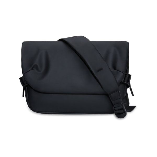 Musta miesten laukku, 20 cm korkea × 30 cm leveä × 7 cm paksu business co