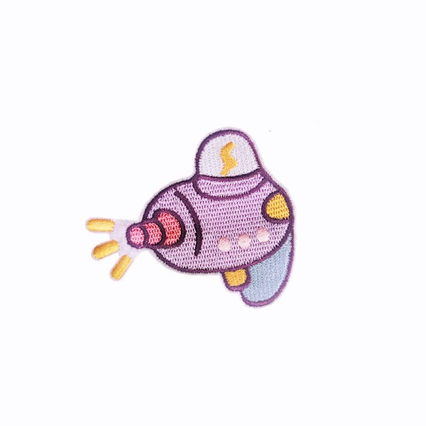 Planet Astronaut Broderi Mærkat (12stk)