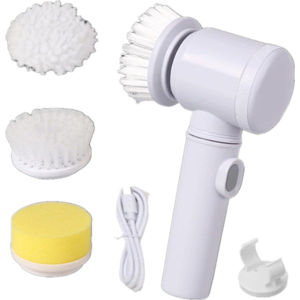 17.5*7.4*26CM Electric Cleaning Brush, Handheld Spin Scrubbe, El