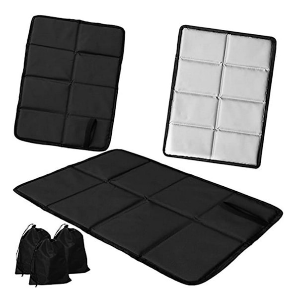 Outdoor Seat Mat, 3 Pieces Folding Camping Seat Cushion, Thermal Seat Cushions, Waterproof Seat Pads Mat, Portable Seat