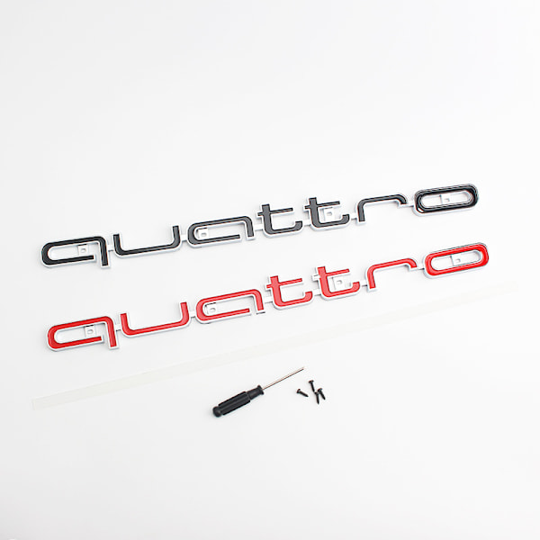 2 stk. Audi A3 A4 A6 A7 Q3 Q5 eftermonteret centergrill quatt
