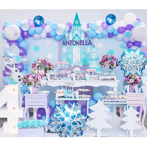 Frozen-ilmapallokaaripakkaus, Frozen-ilmapallotyttö syntymäpäivä