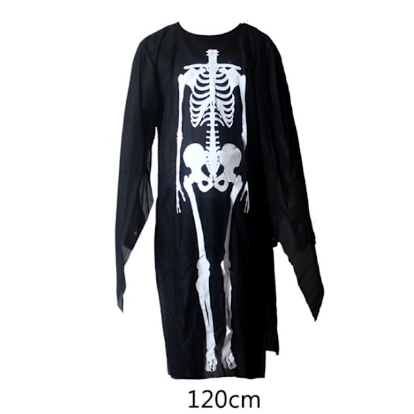 2-pack Skelett Spöke Kläder Maskerad Kostymer Halloween Kostym