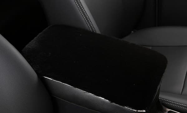 Svart bilinteriør armlene pute auto sete oppbevaringsboks deksler