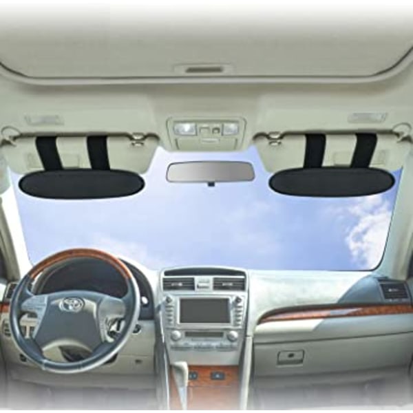 Anti-Glare Anti-Dazzle Vehicle Visor Sunshade Extender Sun Block