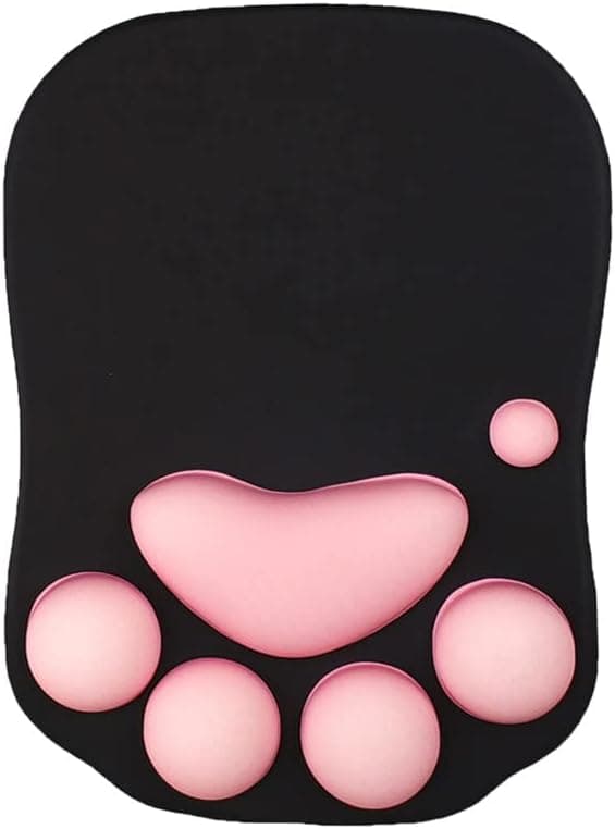 Musematte med gel håndleddstøtte, ergonomisk musematte sklisikker gummi