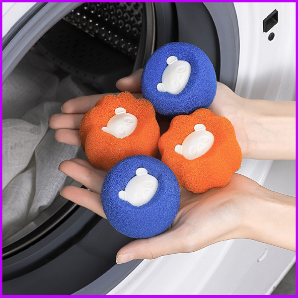 4PCS Hair Remover Ball Washing Machine Paw Washer Reusable Pet H