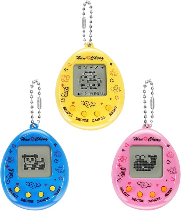Virtuella husdjur leksak 3PCS Digital Pet Game Console Handheld Machine