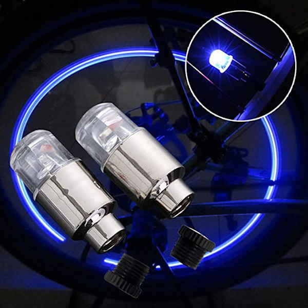 20 st LED-ventillampor för cykelhjul, LED-blinkande ventilhattar för däck