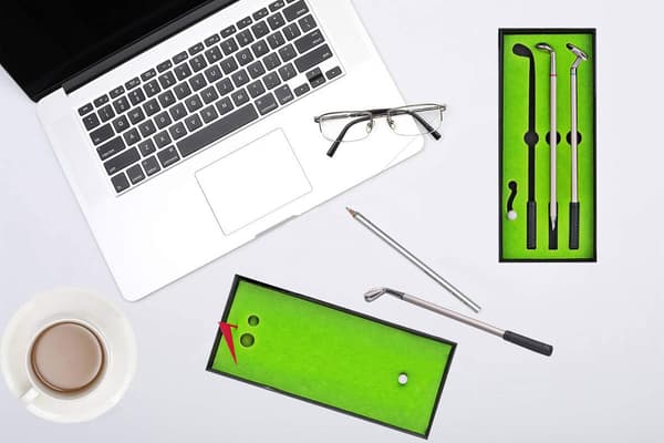 Golf Pen Presentset - Coola kontorstillbehör för män