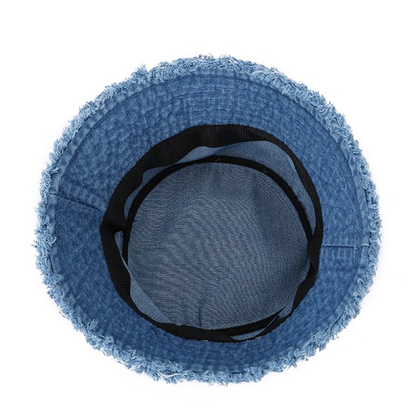 Deep Blue - Bucket Hat for Women Bred brätte Summer Travel Packabl