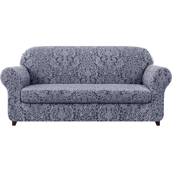 Sofaovertrekk Sofaovertrekk 2-delt Jacquard Damask Slipcovers fo