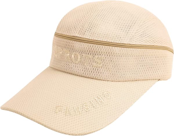Aftagelig Baseball Cap, Åndbar Mesh Solhat, Tom Hat