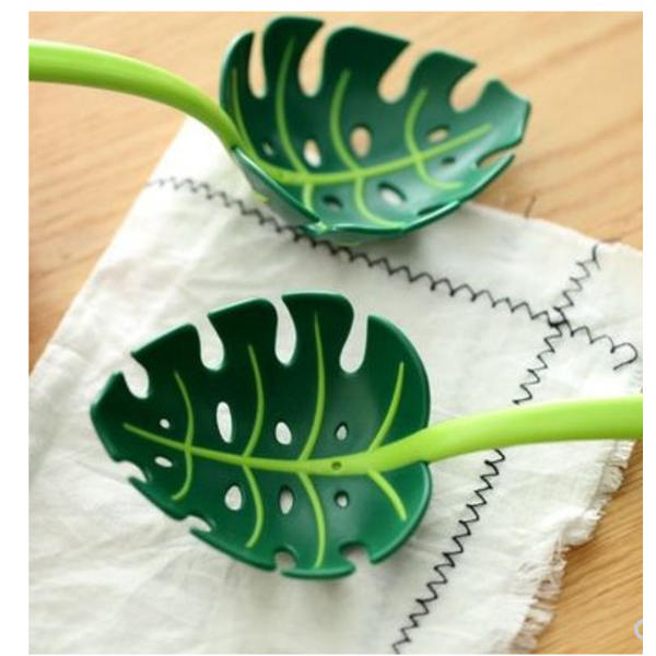 Jungelskje - Jungeltema matlagingsskje - BPA-fri varmebestandig nylon slikkepott - Designet for matlaging, baking, miksing og servering ved bordet B