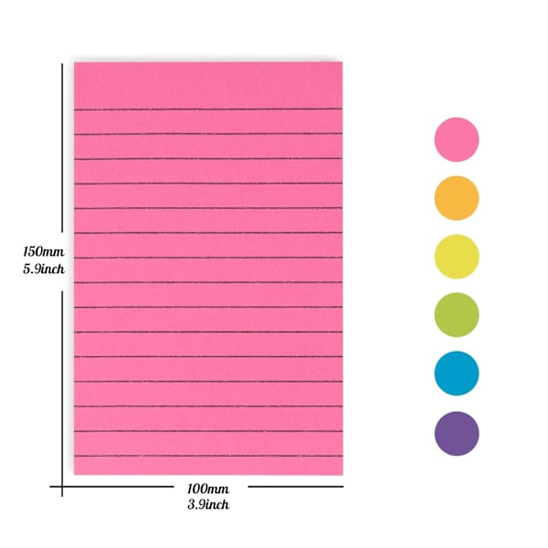 360 st Post-it set, Post-it etiketter, Individuella Post-it lappar, 100*150