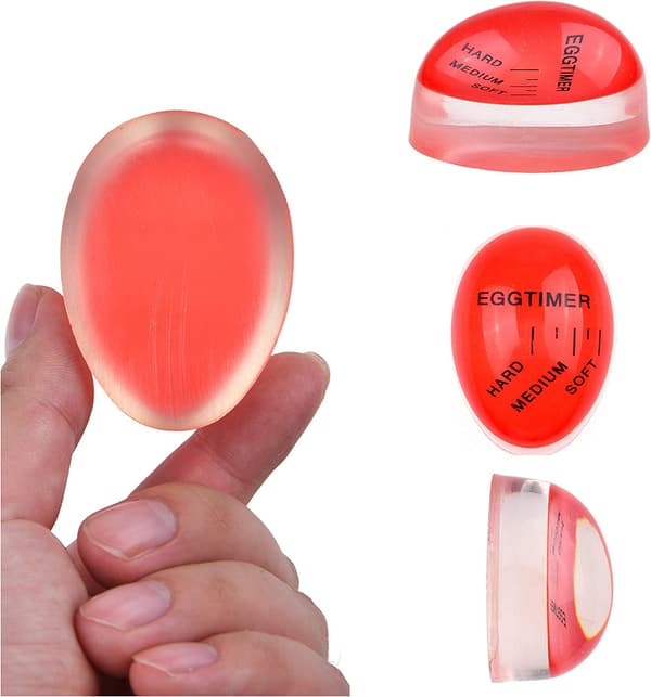 2-pakning eggtimer - Fargeendrende indikator - Myk, medium og hardkokt