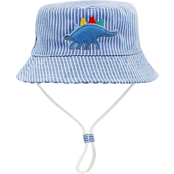 Kids Sun Hat(52CM), Baby Beach Cap Boy Girl Fisherman Hat, Cotto