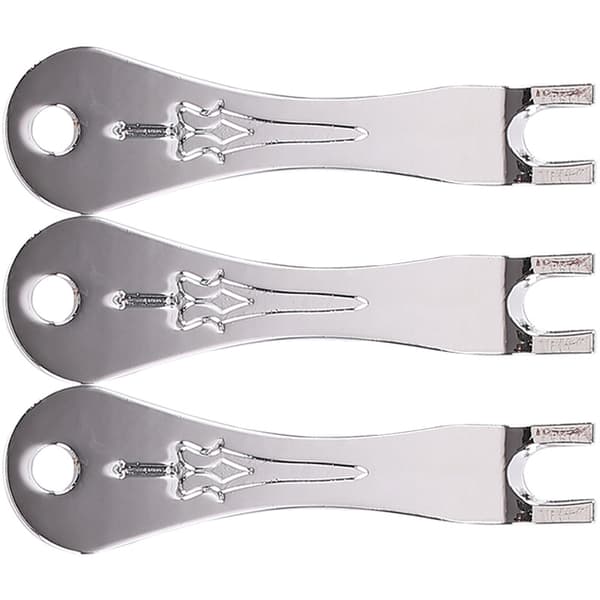 Set med 3 st clips för folk akustisk gitarr metall clips för S