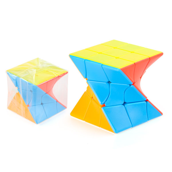 2 kpl 3. tilauksen erikois yksivärinen Rubikin kuutio Fun Educationa