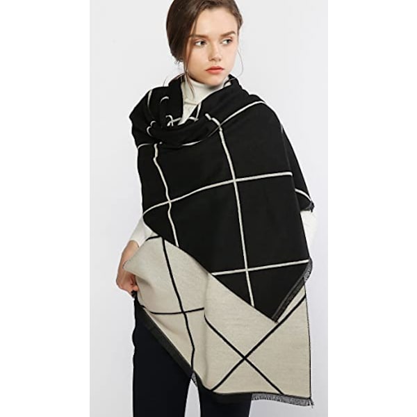 Tartan tørklæder til kvinder Pashmina sjaler og wraps Dametørklæder