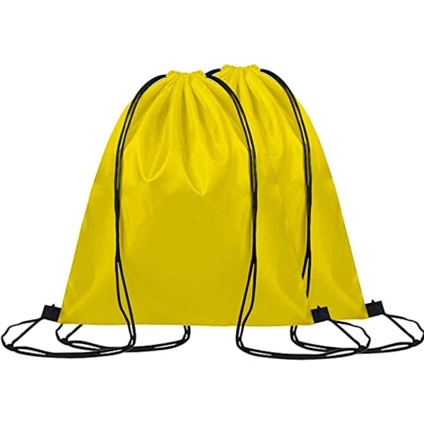 2 stk. Sports Drawstring Bag, Vandtæt Drawstring Rygsæk S