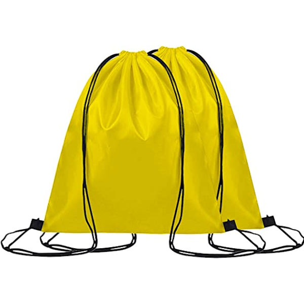 2 stk Sports Drawstring Bag, Vanntett Drawstring Backpack S